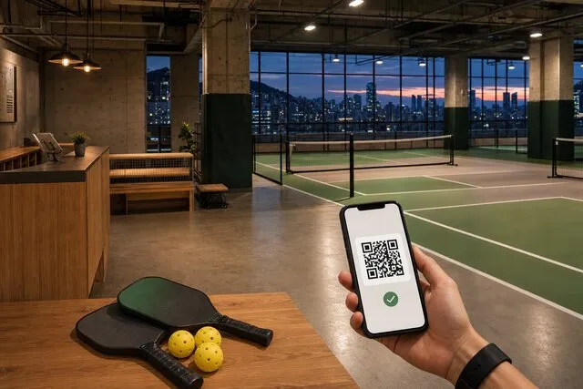 Staff-Free Pickleball in Hong Kong: QR Booking Access Without a Front Desk